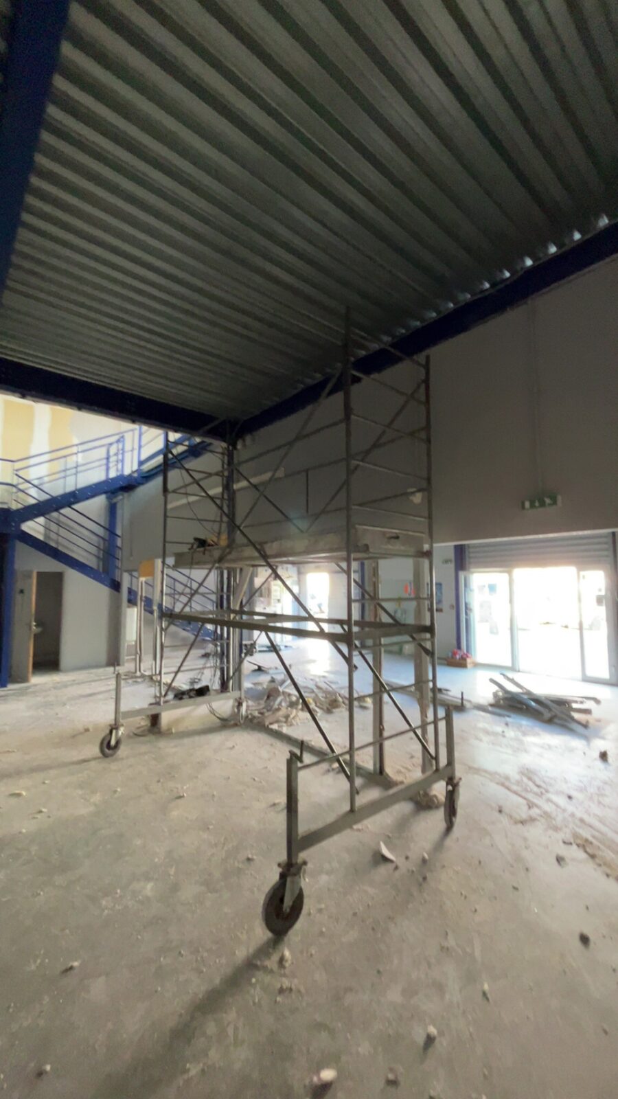 Local commercial en cours de rénovation